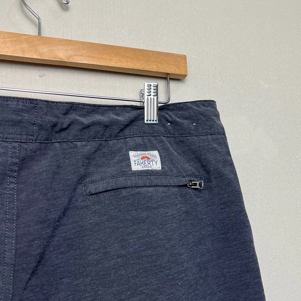 Faherty Men's All Day Stretch Chino Shorts Size 36 Gray 8